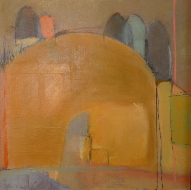 Monreale Sicily No. 5, oil on panel 12 x 12