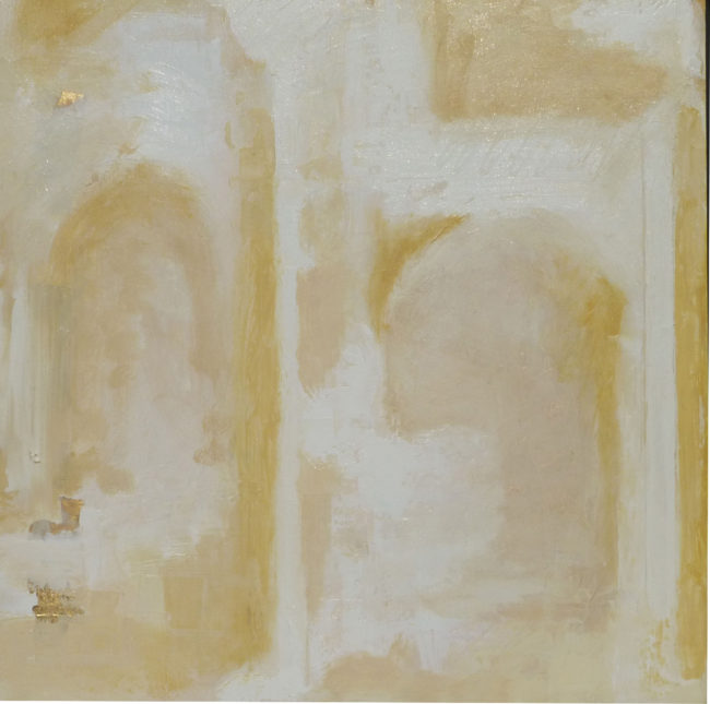 Monreale Sicily No. 8, oil on panel 16 x 16