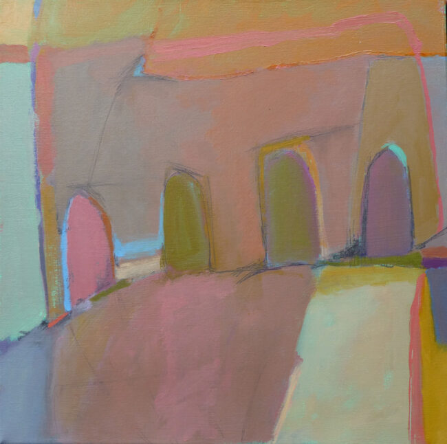 Monreale Sicily No. 9, oil on canvas, 24 x 24 Sold